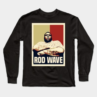 Rod Wave Pop Art Style Long Sleeve T-Shirt